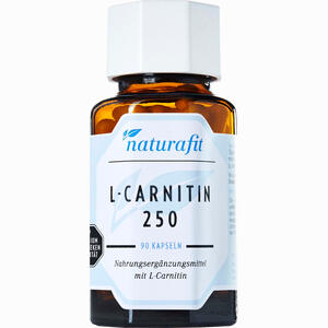 Naturafit L- Carnitin 250 Kapseln 90 Stück - ab 0,00 &euro;