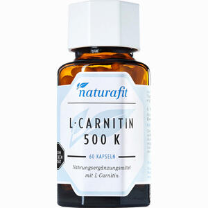 Naturafit L- Carnitin 500 K Kapseln 60 Stück - ab 24,35 €