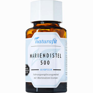 Naturafit Mariendistel 500 Kapseln 60 Stück - ab 15,56 €