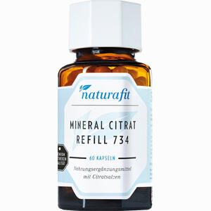 Naturafit Mineral Citrat Refill 734 Kapseln 60 Stück - ab 17,95 &euro;