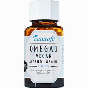Naturafit Omega- 3 Vegan Algenöl 834 Mg Kapseln 45 Stück - ab 20,00 €