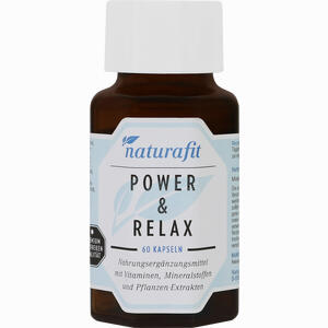 Naturafit Power & Relax Aschw.rhod.opc Q10 Bvit M Kapseln 60 Stück - ab 21,80 €