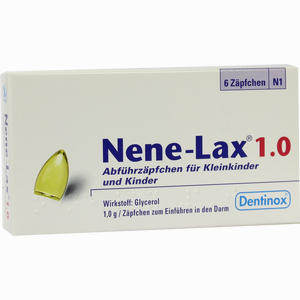 Nene Lax 1.0 Zäpfchen für Kinder Kinder- Zäpfchen 6 Stück - ab 2,37 €