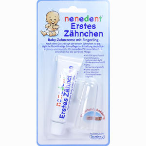 Nenedent Erstes Zähnchen Baby Zahncreme+fingerling  15 ml - ab 0,00 &euro;