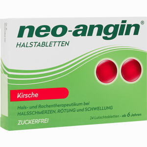 Abbildung von Neo- Angin Halstabletten Kirsche zuckerfrei Lutschtabletten 24 Stück