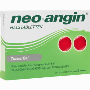Neo- Angin Halstabletten zuckerfrei Lutschtabletten 24 Stück Neo- Angin Halstabletten zuckerfrei Lutschtabletten 24 Stück