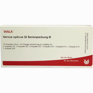 Nervus Opticus Gl Serienpackung Iii Ampullen 10 x 1 ml - ab 0,00 &euro;