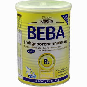 Nestle Beba Frühgeborenennahrung Stufe 2 Pulver 400 g