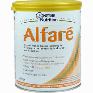 Nestle Spezialnahrung Alfare Pulver 400 g - ab 31,98 €