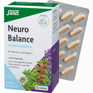 Neuro Balance Ashwagandha Kapseln Salus  90 Stück - ab 24,49 €