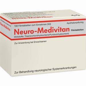 Neuro- Medivitan Filmtabletten 100 Stück - ab 0,00 €