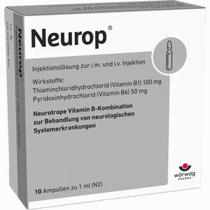 Neurop Injektionslösung Ampullen 10 x 1 ml - ab 11,49 €