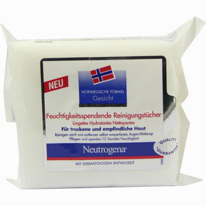 Neutrogena Norwegische Formel Feuchtigkeitsspendende Reinigungstücher  25 Stück - ab 0,00 &euro;