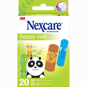 Nexcare Happy Kids Tiere Pflaster 20 Stück - ab 3,18 €
