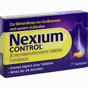 Nexium Control 20mg Tabletten 7 Stück - ab 0,00 &euro;