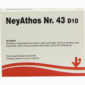 Neyathos Nr. 43 D10 Ampullen 5 x 2 ml - ab 39,50 €