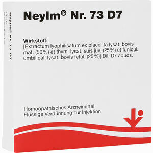 Neyim Nr. 73 D7 Ampullen 5 x 2 ml - ab 39,20 €