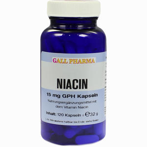 Niacin 15mg Kapseln  120 Stück - ab 21,12 €