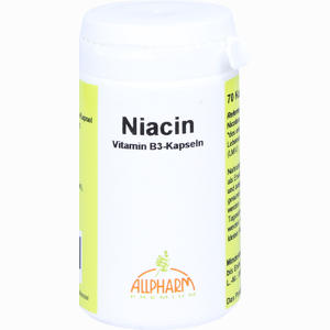 Niacin Kapseln  70 Stück - ab 5,58 €