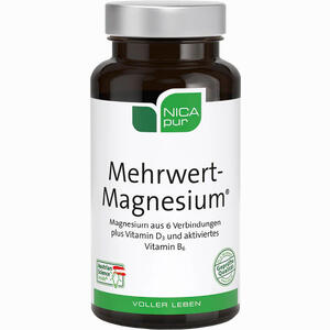 Nicapur Mehrwert- Magnesium Kapseln 60 Stück - ab 16,66 €