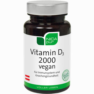 Nicapur Vitamin D3 2000 Vegan Kps Kapseln 60 Stück - ab 17,09 €