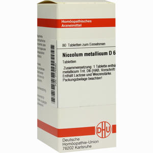 Niccolum Metallicum D6 Tabletten 80 Stück - ab 9,31 €