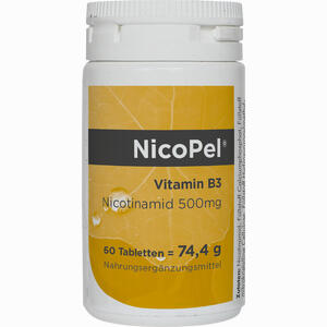 Nicopel Nicotinamid 500mg Kapseln 60 Stück - ab 9,85 €