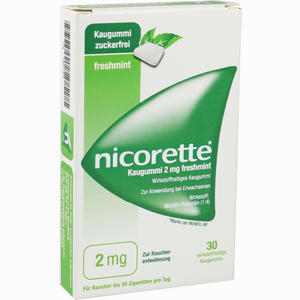 Nicorette 2mg Freshmint Kaugummi EMRA-MED 30 Stück - ab 7,86 €