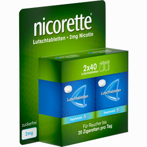 Nicorette Freshmint 2mg Lutschtabletten Gepresst  80 Stück - ab 24,46 &euro;