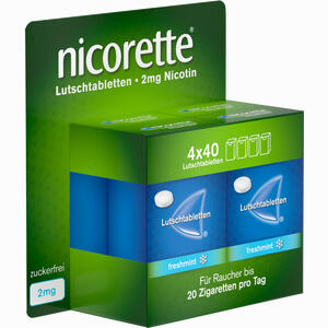 Nicorette Freshmint 2mg Lutschtabletten Gepresst 160 Stück - ab 39,14 €