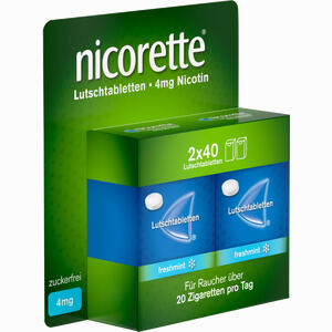 Nicorette Freshmint 4mg Lutschtablette Gepresst Lutschtabletten 80 Stück - ab 23,80 €