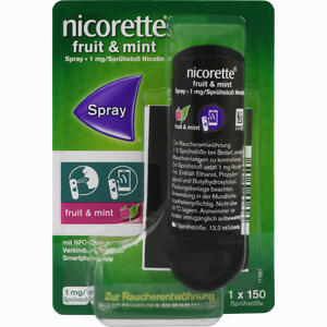 Abbildung von Nicorette Fruit & Mint Spray 1 Mg/Sprühstoß Nfc 1 Stück