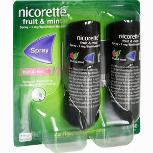 Nicorette Fruit & Mint Spray  2 Stück - ab 46,83 &euro;