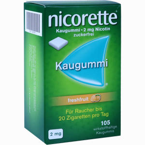 Nicorette Kaugummi 2 Mg Freshfruit  105 Stück - ab 20,79 €
