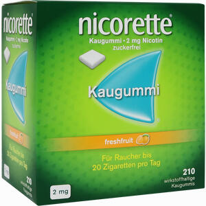 Nicorette Kaugummi 2 Mg Freshfruit  210 Stück - ab 37,97 €