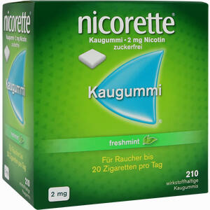 Nicorette Kaugummi 2 Mg Freshmint 210 Stück - ab 37,52 €