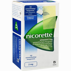Nicorette Kaugummi 2 Mg Whitemint  kohlpharma GmbH 105 Stück - ab 19,33 €