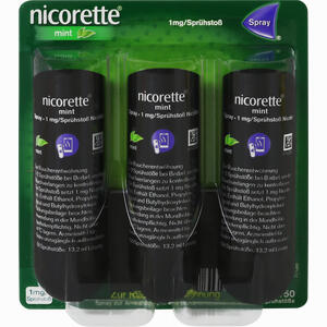 Nicorette Mint Spray 1 Mg/Sprühstoß 3 Stück - ab 55,13 &euro;