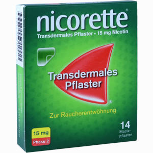 Nicorette Tx Pflaster 15mg Pflaster Transdermal 14 Stück - ab 30,95 €