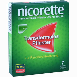 Abbildung von Nicorette Tx Pflaster 25mg Pflaster Transdermal 7 Stück