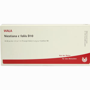 Nicotiana E Foliis D10 Ampullen 10 x 1 ml - ab 0,00 &euro;
