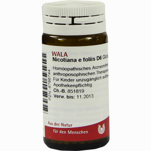 Nicotiana E Foliis D6 Globuli 20 g - ab 7,45 &euro;