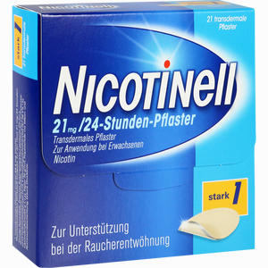 Nicotinell 21mg/24- Stunden- Pflaster Stark 1  21 Stück - ab 45,46 €