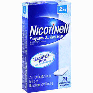 Nicotinell Kaugummi Cool Mint 2mg  24 Stück - ab 7,23 €