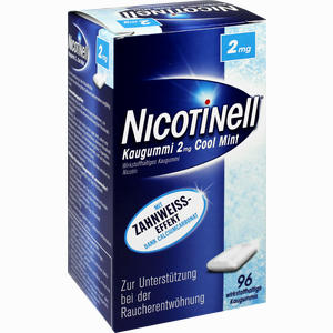 Nicotinell Kaugummi Cool Mint 2mg  96 Stück Nicotinell Kaugummi Cool Mint 2mg  96 Stück