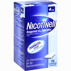 Nicotinell Kaugummi Cool Mint 4mg  96 Stück