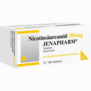 Nicotinsäureamid 200mg Jenapharm Tabletten 100 Stück - ab 44,49 €