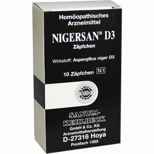 Nigersan D3 Zäpfchen 10 Stück - ab 10,52 €