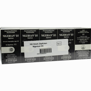 Nigersan D3 Zäpfchen 100 Stück - ab 0,00 €