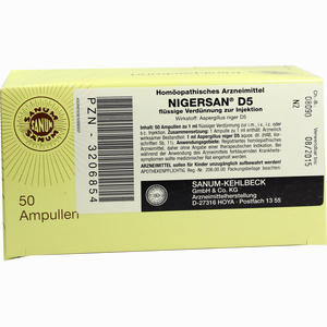 Nigersan D5 Ampullen 50 x 1 ml - ab 184,99 €